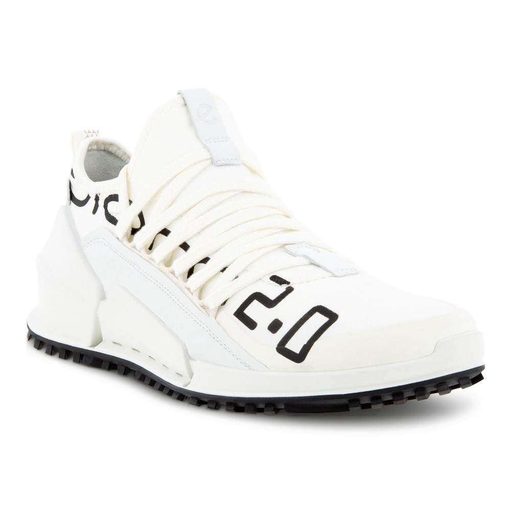 Womens Sneakers - ECCO Biom 2.0 Low Tex - White - 4815GXAVO